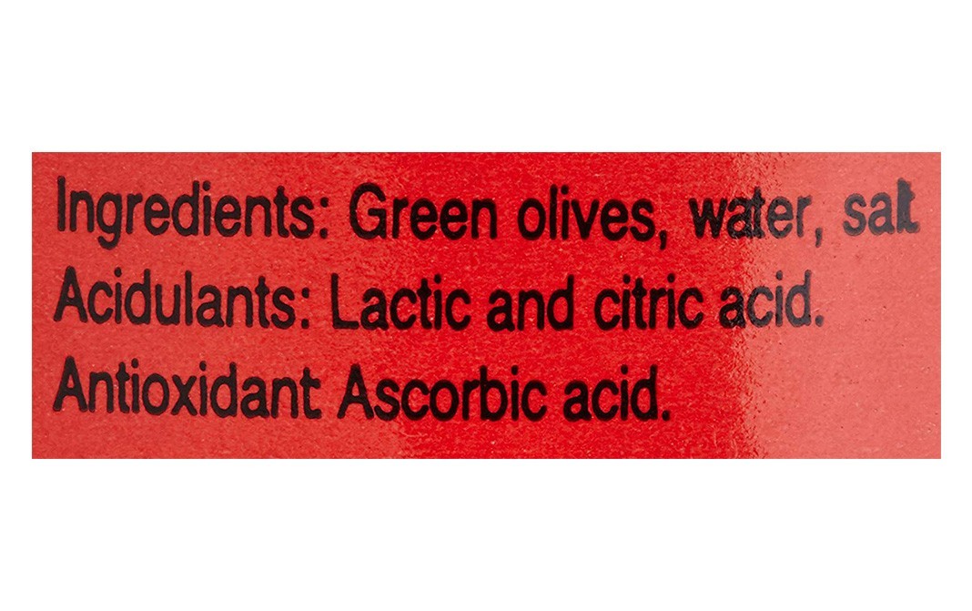 Figaro Plain Green Olives    Glass Jar  450 grams